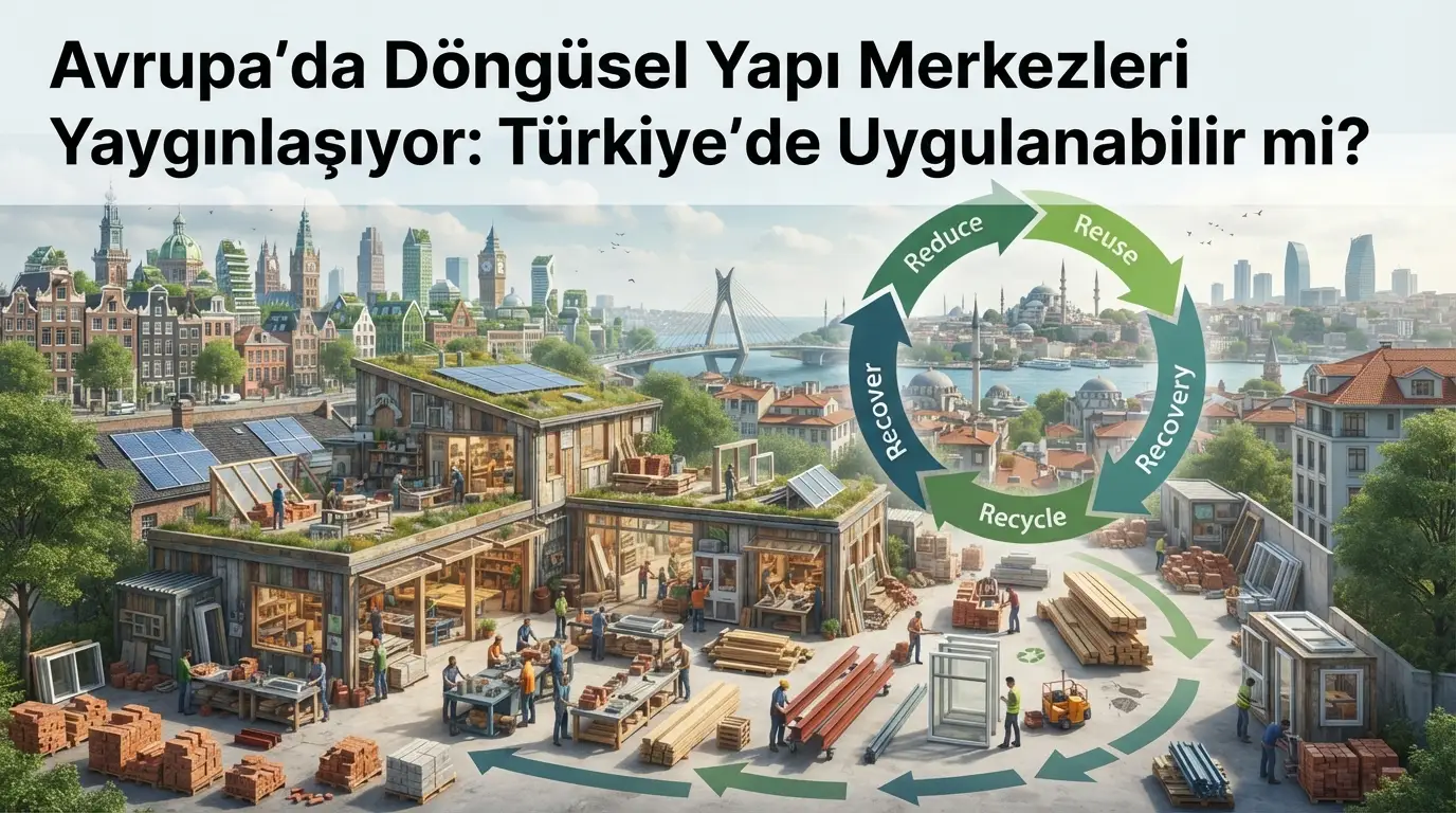 Avrupa’da Döngüsel Yapı Merkezleri Yaygınlaşıyor Türkiye’de Uygulanabilir mi
